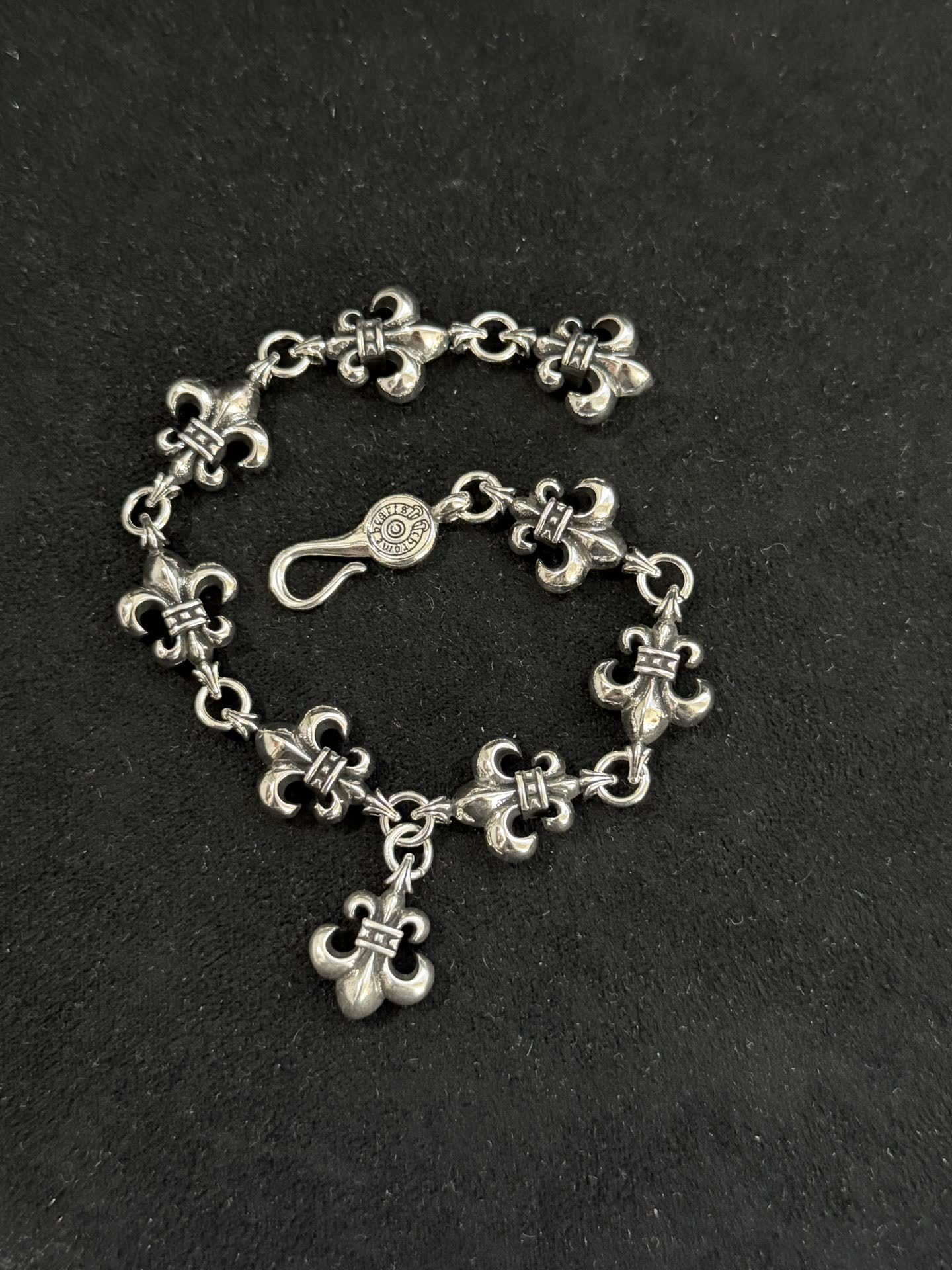 Chrome Hearts Silver Fleur-de-lis Bracelet